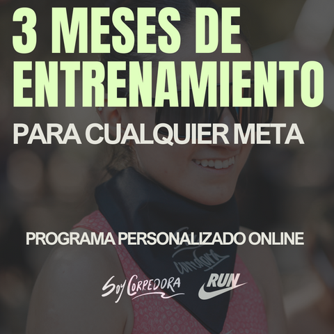 Plan de entrenamiento personalizado ONLINE 3 meses