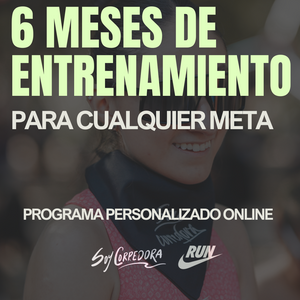 Plan de entrenamiento personalizado ONLINE PREMIUM 6 meses